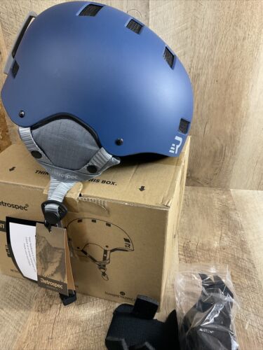 Retrospec Traverse H1 Ski & Snowboard Helmet, Bike Skate Blue Small 51-55 cm (6922803413175)